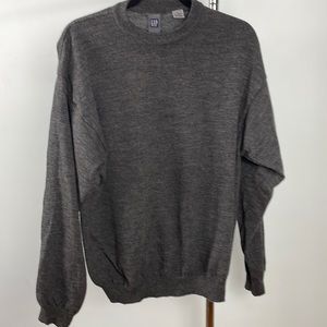 Gap gray merino wool sweater